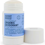 Noosa Basics natural deodorant stick in Sweet Orange & Lavender scent, bi-carb free formula for sensitive skin, 60g