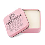 Noosa Basics natural deodorant tin in Rose & Frankincense scent, aluminum-free formula, 50g

