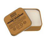 Noosa Basics natural deodorant tin in Sandalwood scent, aluminum-free formula, 50g