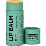Noosa Basics Lip Balm - Mint 15g, natural vegan lip balm in a paper tube