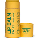 Noosa Basics Lip Balm - Paw Paw 15g, natural vegan lip balm in a paper tube