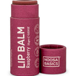 Noosa Basics Lip Balm - Raspberry 15g, natural vegan lip balm in a paper tube