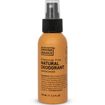 Noosa Basics natural deodorant spray in Sandalwood scent, aluminum-free formula in metal bottle, 100ml