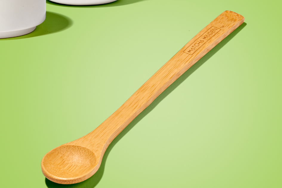 Matcha Maiden bamboo spoon promotional banner