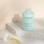 LAMAV Omega 3, 6, 7 and 9 Antioxidant Oil close up