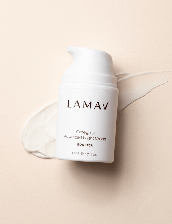 Texture of LAMAV Omega-3 Advanced Night Cream