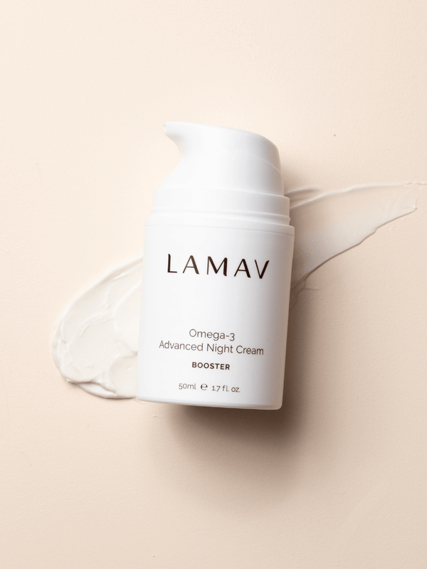Texture of LAMAV Omega-3 Advanced Night Cream