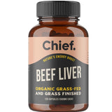 Chief Organic Beef Liver Capsules 120 Capsules