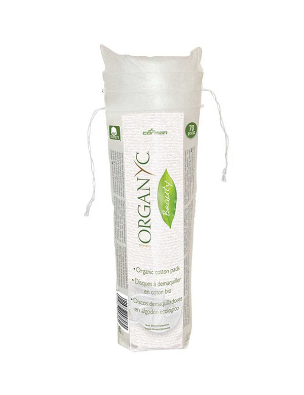 Organyc Beauty Certified Organic Cotton Pads 70 pack