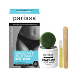 Parissa Hot Wax Brazilian and Underarm 150g kit on a white background