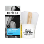 Parissa Warm Wax Legs and Body 150ml kit on a white background