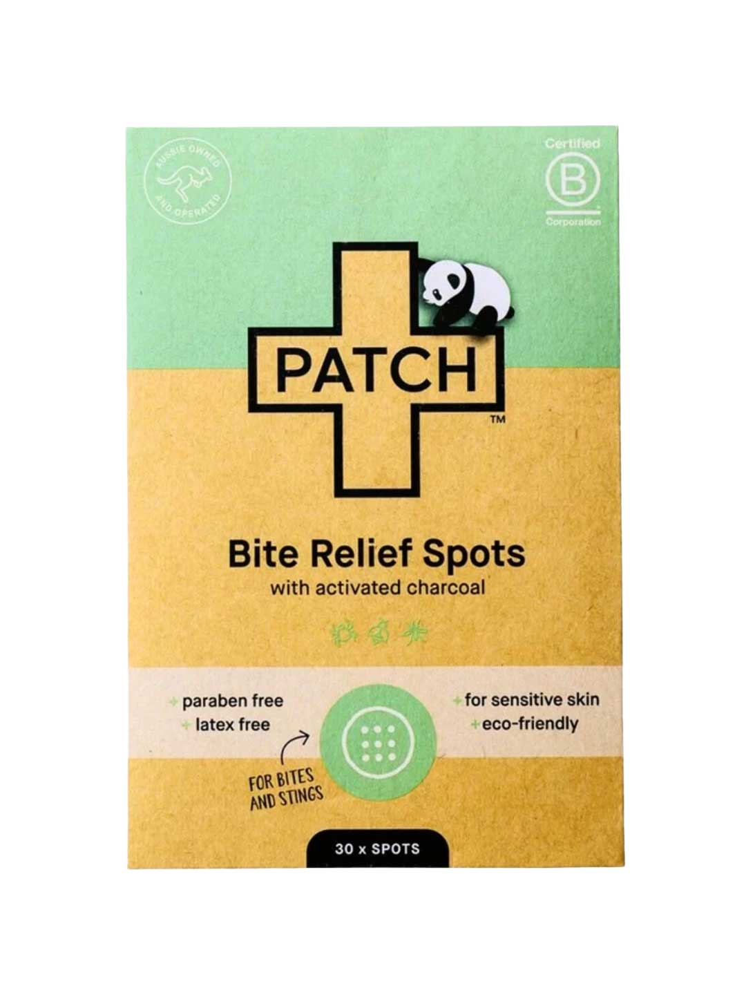 Patch Bite Relief Spots 30 Pack, natural first aid