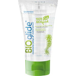 Pelvi BIOglide Lubricant 150ml comes in a clear tube with a green cap. The label displays “100% BIOlogisch” and green leaf graphics, with German and English text—ideal for vaginal dryness and pH-balanced organic care.
