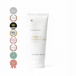 Vanessa Megan Petitgrain Cream Cleanser with its award badges