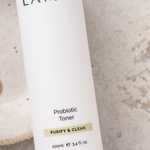 LAMAV Probiotic Toner bottle close up