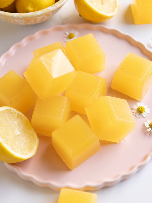Lemonade gummies made with Nutra Naturals Protein Water Lemonade