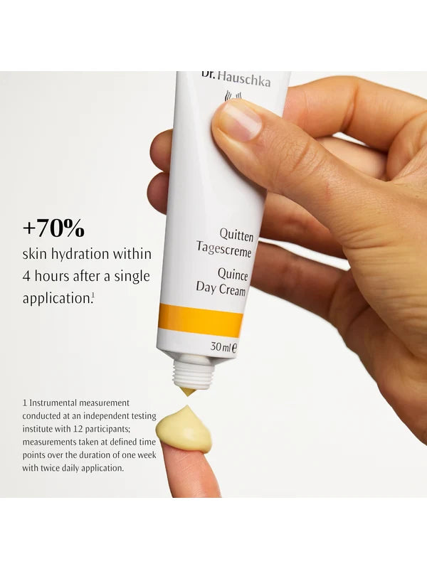 Product information panel for Dr Hauschka Quince Day Cream
