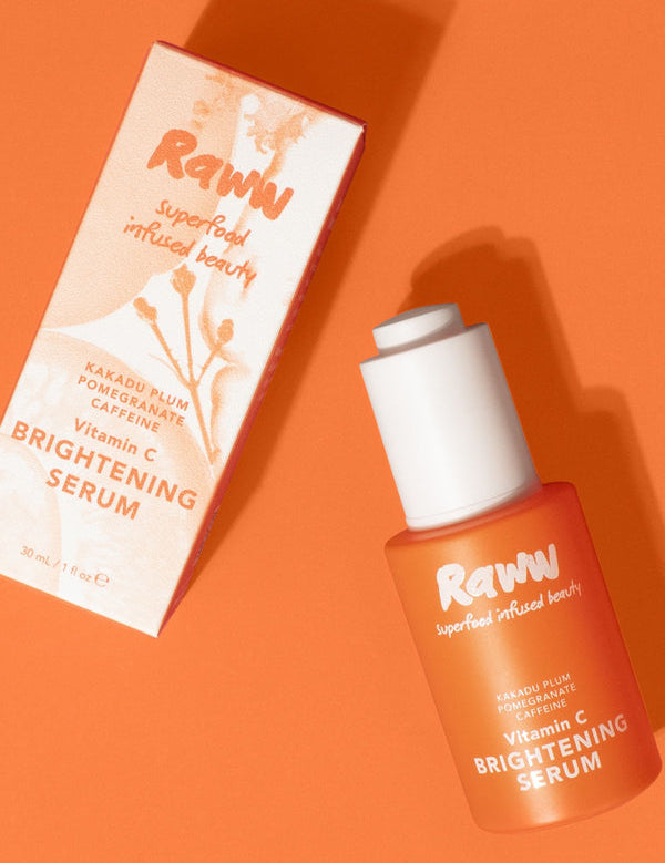 Lifestyle photo of Raww Vitamin C Brightening Serum