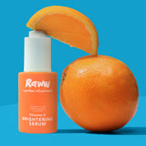 Model applying Raww Vitamin C Brightening Serum