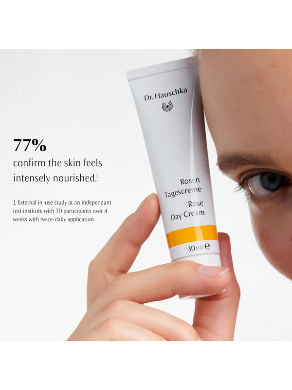Product information panel for Dr Hauschka Rose Day Cream