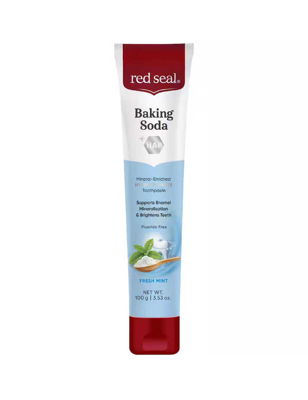 Red Seal Baking Soda Hydroxyapatite Toothpaste 100g, natural dental care
