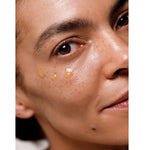 Model using Dr Hauschka Regenerating Eye Serum Intensive