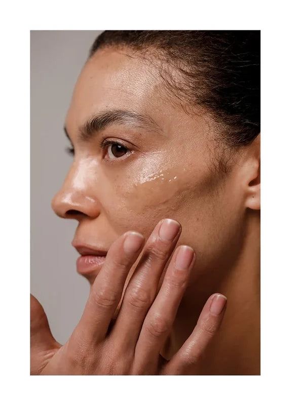 Close up of Dr Hauschka Regenerating Night Serum Intensive being applied