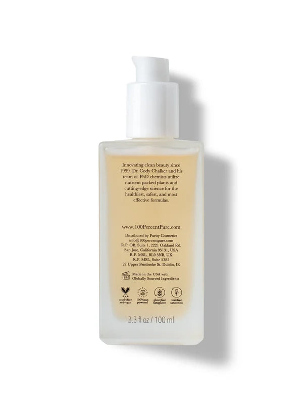 100% Pure Restorative Sea Culture Hydrating Toner 100ml — official back packaging image
