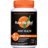 Rose-Hip Vital® with GOPO® Arthritis Pain Relief Super Strength 150 Caps offers natural anti-inflammatory support for joint health and mild arthritis pain relief.