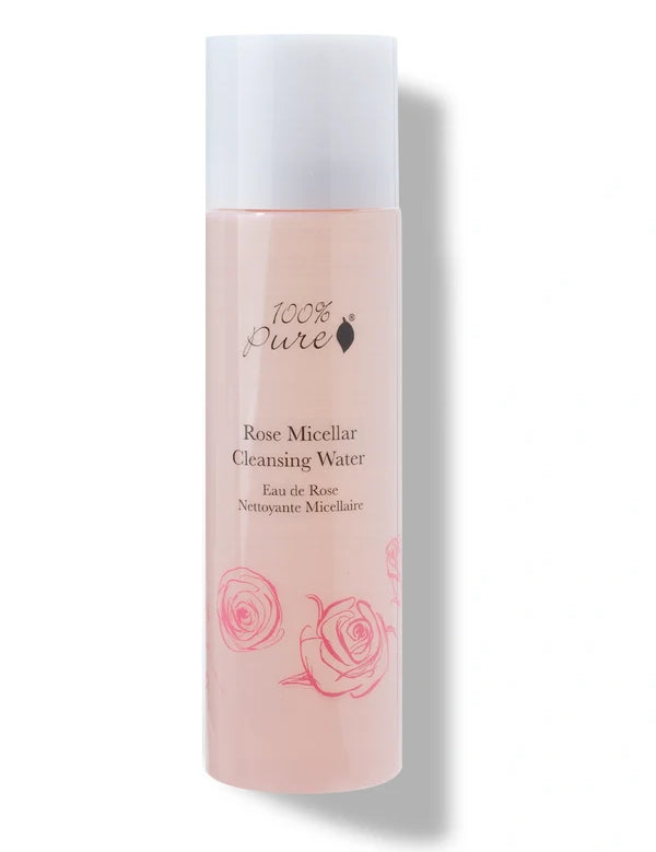 100% Pure Rose Micellar Cleansing Water 210ml — official front packaging image