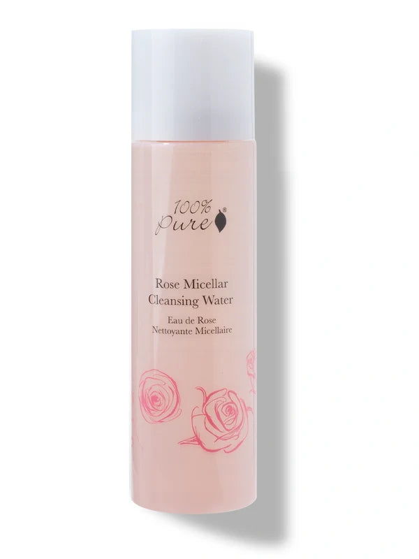 100% Pure Rose Micellar Cleansing Water 210ml — official front packaging image