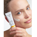Model with Dr Hauschka Rose Day Cream Light