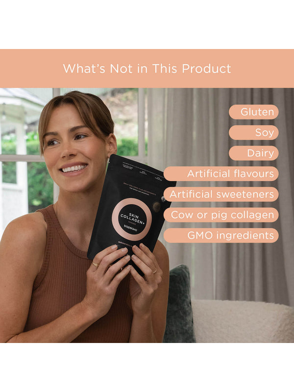 Free from panel for Tropeaka Skin Collagen