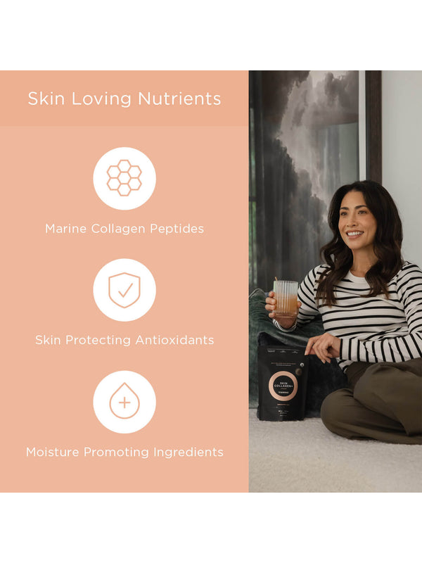 Key ingredients panel for Tropeaka Skin Collagen