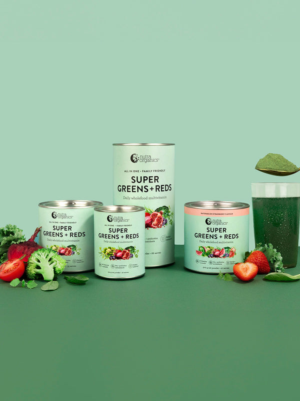 Nutra Naturals Super Greens and Reds range