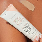 Vanessa Megan SPF50 Mineral Sunscreen tube close-up