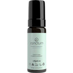 Sanctum Purifying Foam Cleanser 150g comes in a black bottle with a mint green label, suited for oily and combination skin. This certified organic, vegan, cruelty-free, and recyclable cleanser features a convenient pump dispenser.
