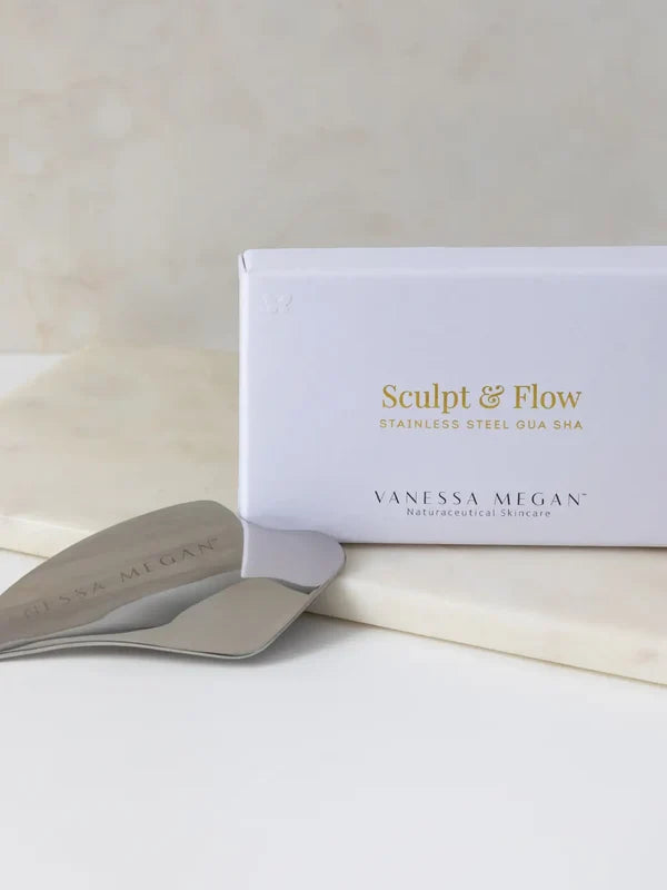 Vanessa Megan Sculpt and Flow Stainless Steel Gua Sha tool