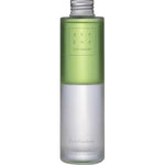 A clear bottle with a silver cap holds Serene Body Health Zesty Gardenia Magnesium Body Oil 100ml: green liquid over clear, this uplifting vegan oil is perfect for daily nourishment.
