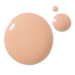 Three drops of 100% Pure 2nd Skin Serum Foundation 35ml in Shade 5, a light beige, are displayed on white, illustrating the ultralight serum’s seamless blend and natural coverage from 100% Pure.