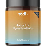 Sodii Everyday Hydration Salts Salty Mandarin Tub 185g on a white background