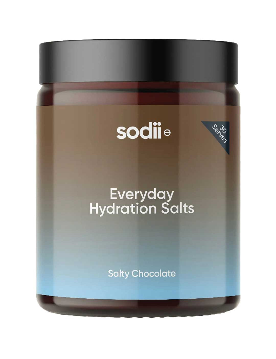 Sodii Everyday Hydration Salts Salty Chocolate Tub 185g, natural supplement