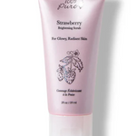 100% Pure Strawberry Brightening Scrub 59ml — official front packaging image