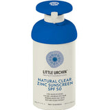 Little Urchin Natural Clear Zinc Sunscreen SPF 50+ 300g Pump