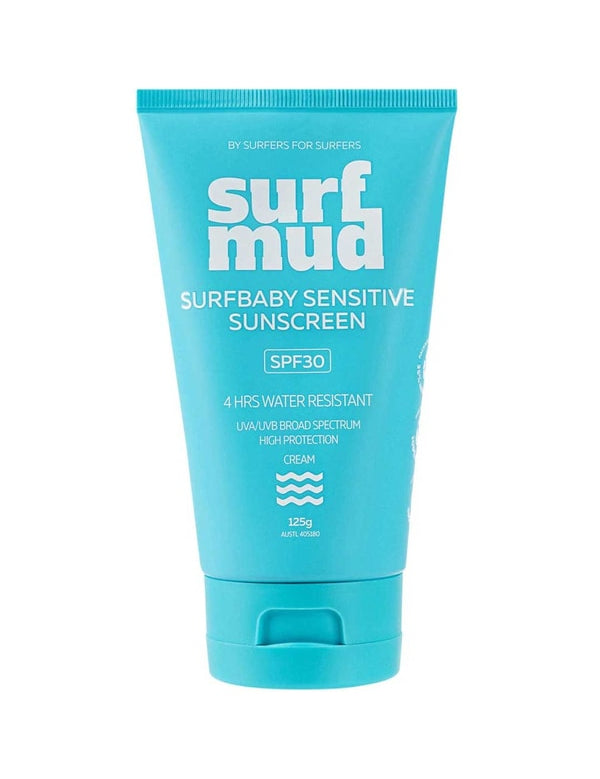 Surfmud Surfbaby Sensitive Sunscreen SPF30 125g tube