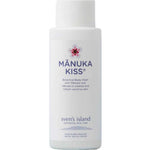 Sven's Island Manuka Kiss Gentle Barrier Body Wash 400ml bottle, a soap-free wash with organic mānuka and kānuka leaf oils for skin prone to eczema and dermatitis