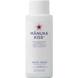 Sven's Island Manuka Kiss Gentle Barrier Body Wash 400ml bottle, a soap-free wash with organic mānuka and kānuka leaf oils for skin prone to eczema and dermatitis