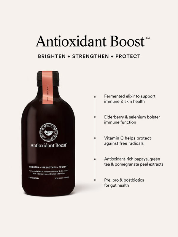 Key benefits panel for The Beauty Chef Antioxidant Boost