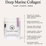 Key benefits panel for The Beauty Chef Deep Marine Collagen Berry