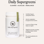 Key benefits panel for The Beauty Chef Daily Supergreens